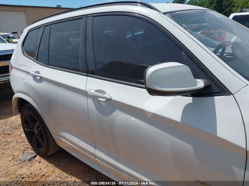 2014 BMW X3 xDrive35I VIN: 5UXWX7C56E0E76025 Lot: 39834138