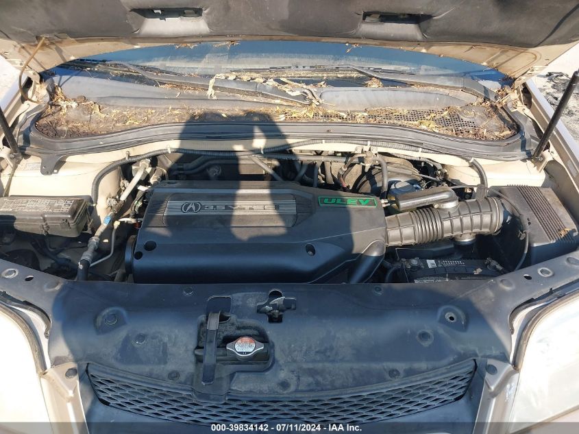 2001 Acura Mdx VIN: 2HNYD18291H504170 Lot: 39834142