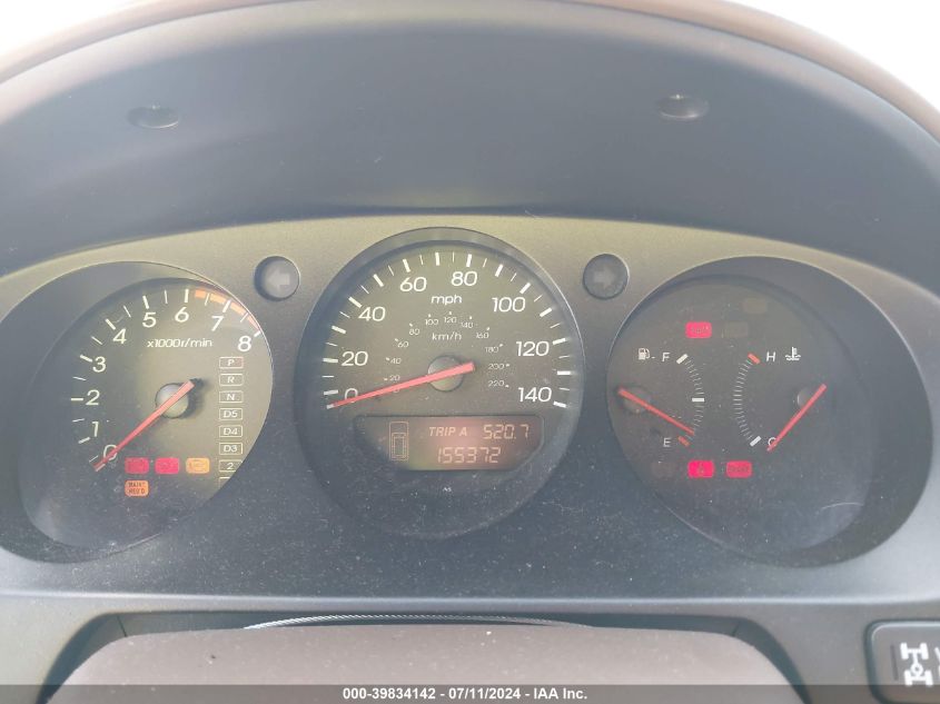 2001 Acura Mdx VIN: 2HNYD18291H504170 Lot: 39834142