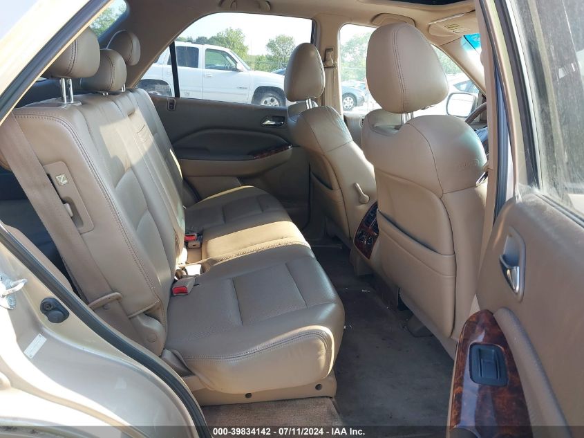 2001 Acura Mdx VIN: 2HNYD18291H504170 Lot: 39834142