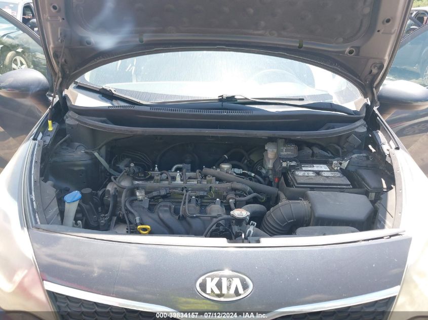 2016 Kia Rio Ex VIN: KNADN4A37G6665274 Lot: 39834157