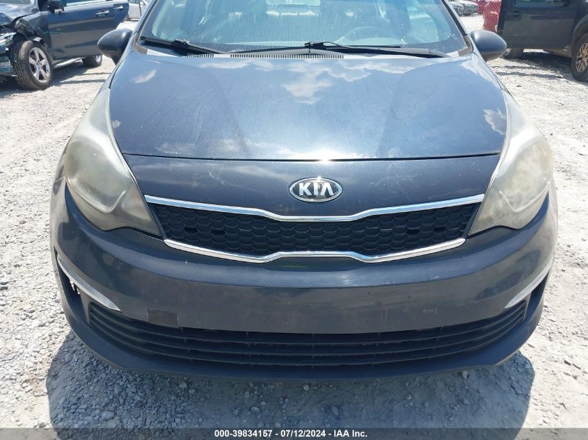 2016 Kia Rio Ex VIN: KNADN4A37G6665274 Lot: 39834157