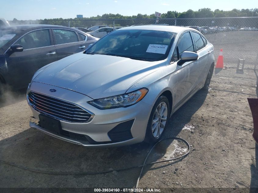 2019 Ford Fusion Se VIN: 3FA6P0HD6KR262031 Lot: 39834160