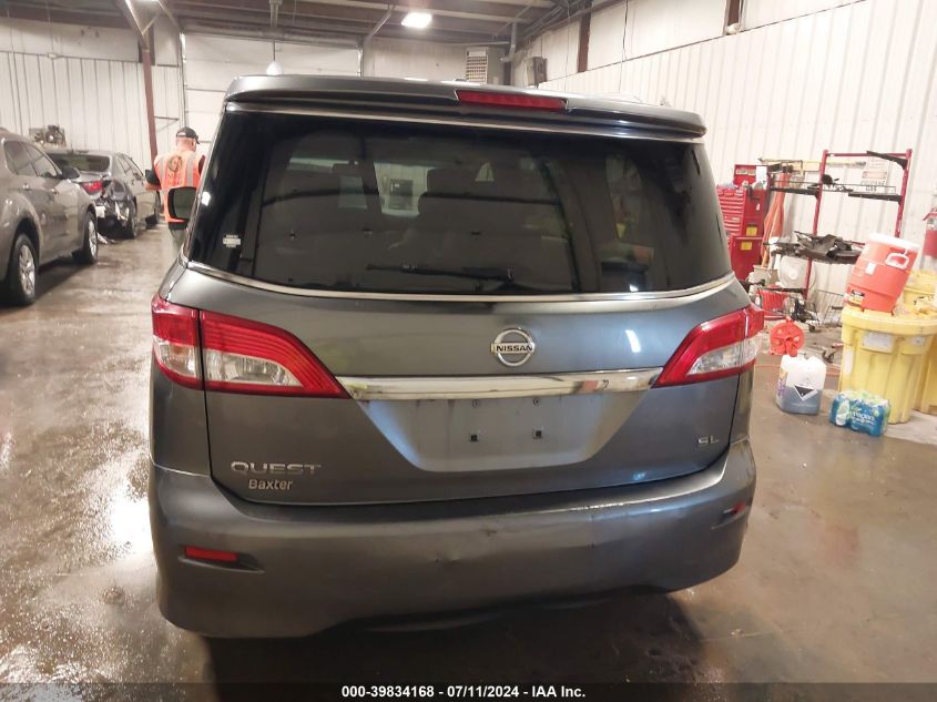 2015 Nissan Quest Sl VIN: JN8AE2KP8F9120391 Lot: 39834168