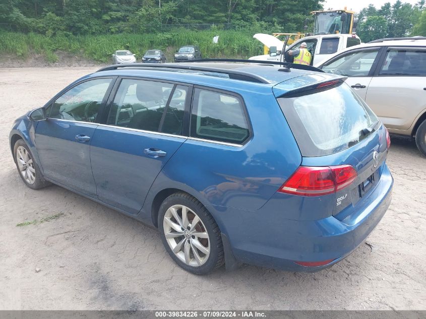 3VWC17AU8GM515725 | 2016 VOLKSWAGEN GOLF SPORTWAGEN