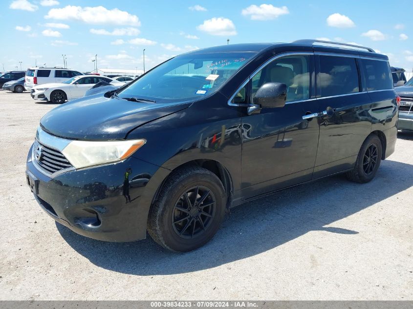 2012 Nissan Quest S VIN: JN8AE2KP8C9039953 Lot: 39834233
