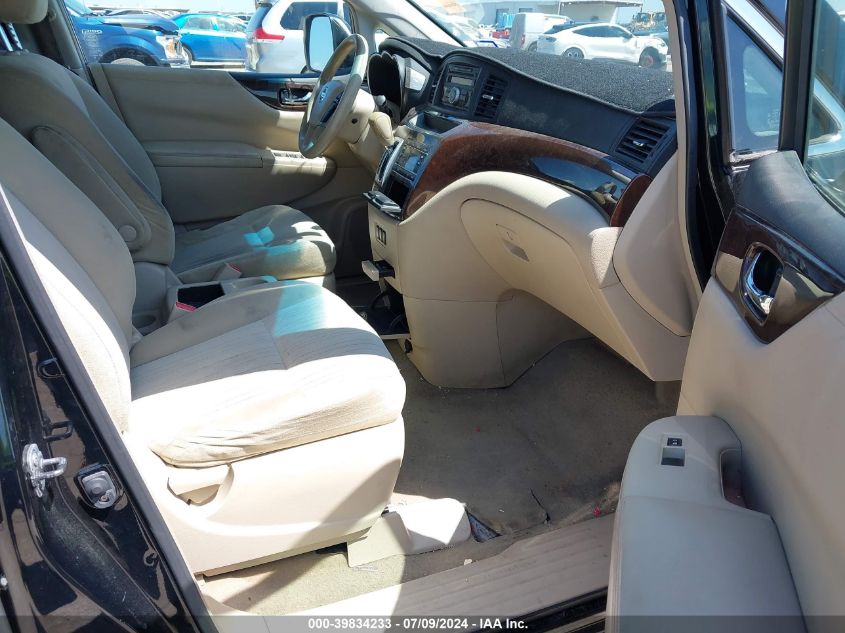 2012 Nissan Quest S VIN: JN8AE2KP8C9039953 Lot: 39834233