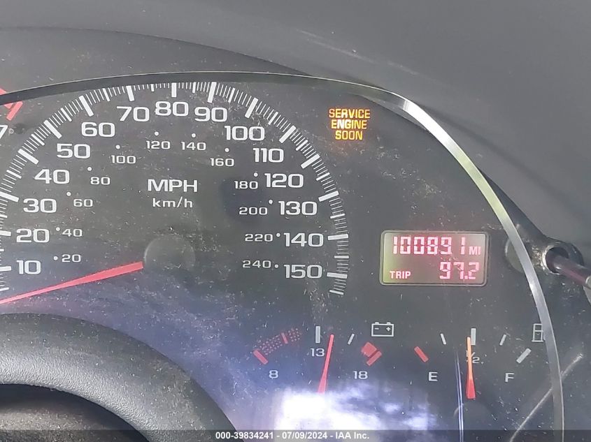 1998 Chevrolet Camaro Z28 VIN: 2G1FP22G6W2144695 Lot: 39834241