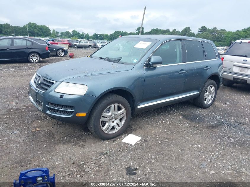 2004 Volkswagen Touareg 4.2 VIN: WVGCM77LX4D057309 Lot: 39834267