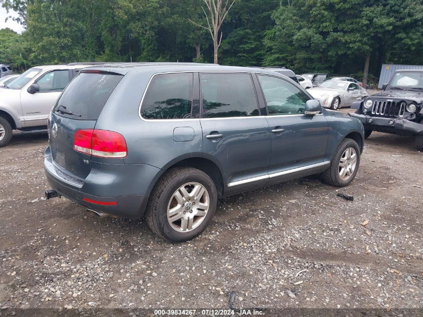 2004 Volkswagen Touareg 4.2 VIN: WVGCM77LX4D057309 Lot: 39834267