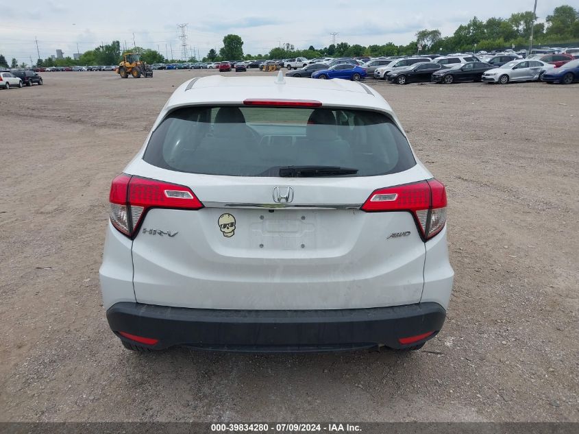 2021 Honda Hr-V Awd Lx VIN: 3CZRU6H36MM734362 Lot: 39834280