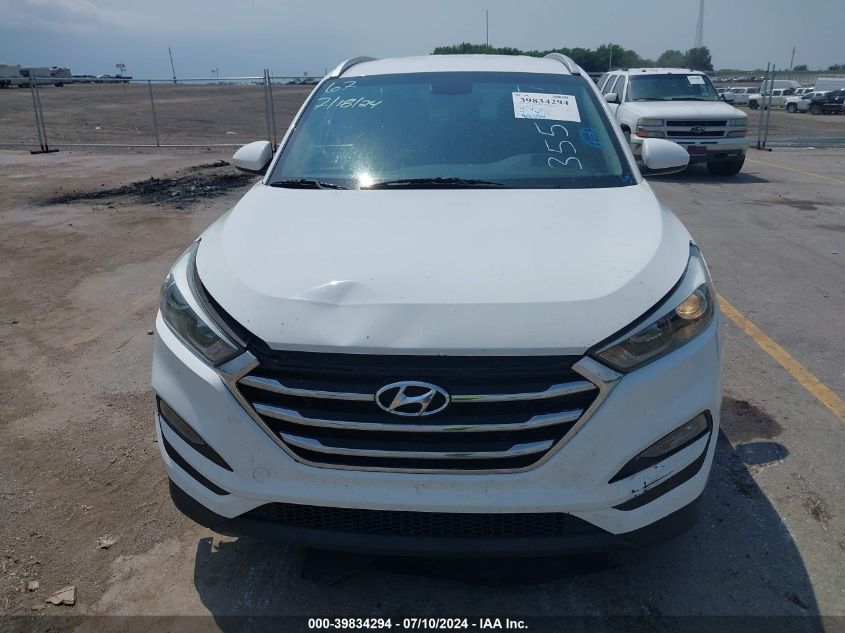 2016 Hyundai Tucson Se VIN: KM8J3CA49GU126368 Lot: 39834294