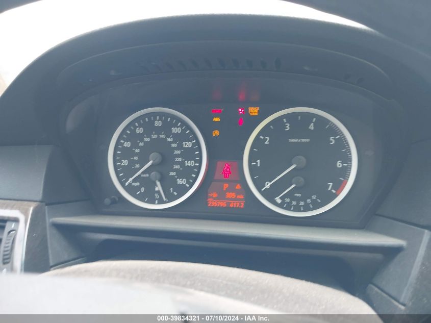 2005 BMW 545I VIN: WBANB33585B115236 Lot: 39834321