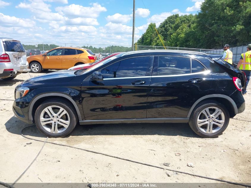 2017 Mercedes-Benz Gla 250 VIN: WDCTG4EB9HJ341438 Lot: 39834345