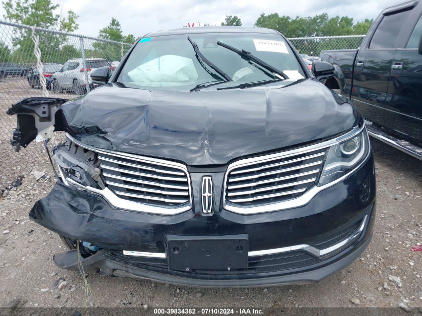 2016 Lincoln Mkx Reserve VIN: 2LMTJ8LP6GBL33359 Lot: 39834382