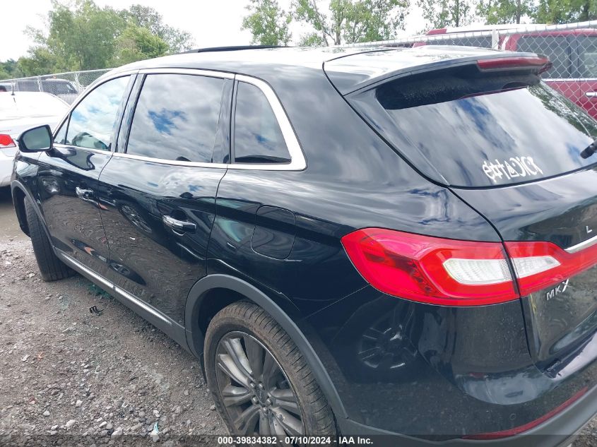 2016 Lincoln Mkx Reserve VIN: 2LMTJ8LP6GBL33359 Lot: 39834382