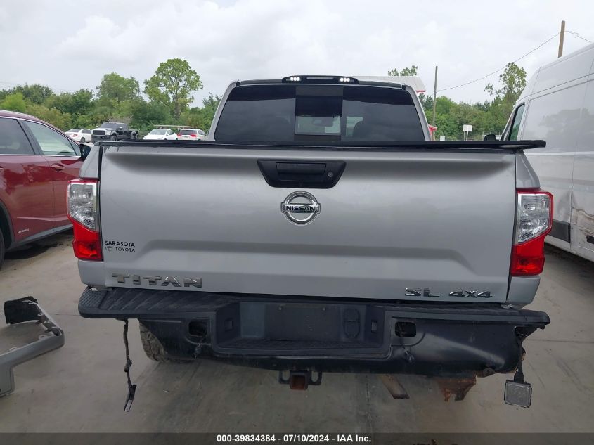 2017 Nissan Titan Sl VIN: 1N6AA1E51HN538374 Lot: 39834384