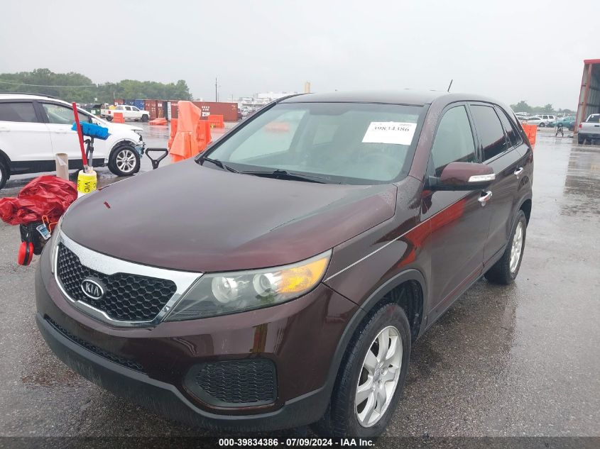 2012 Kia Sorento Lx VIN: 5XYKT4A10CG243076 Lot: 39834386