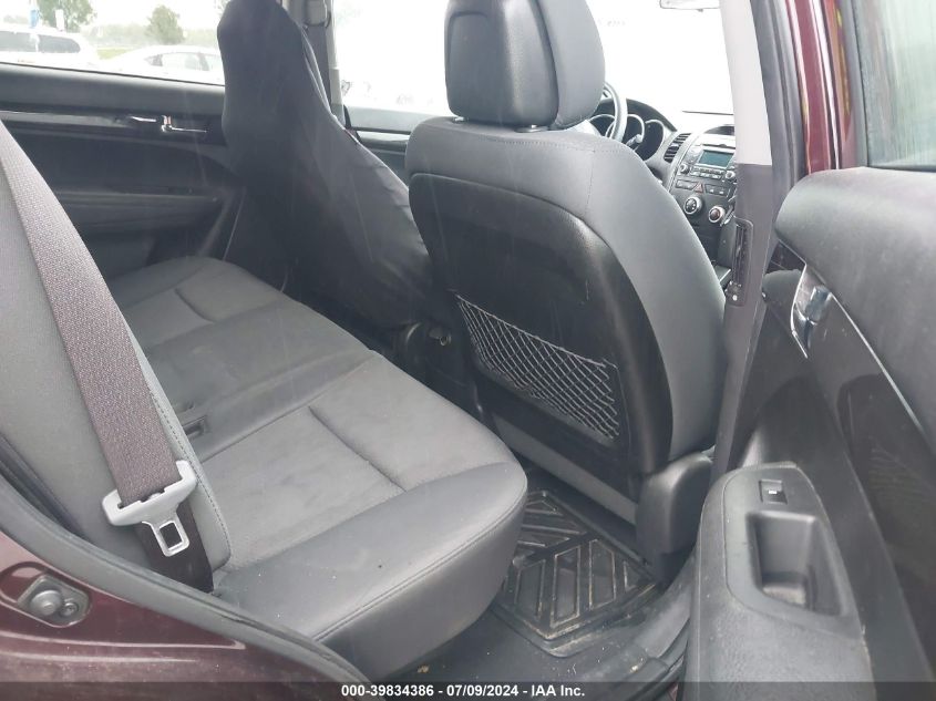 2012 Kia Sorento Lx VIN: 5XYKT4A10CG243076 Lot: 39834386