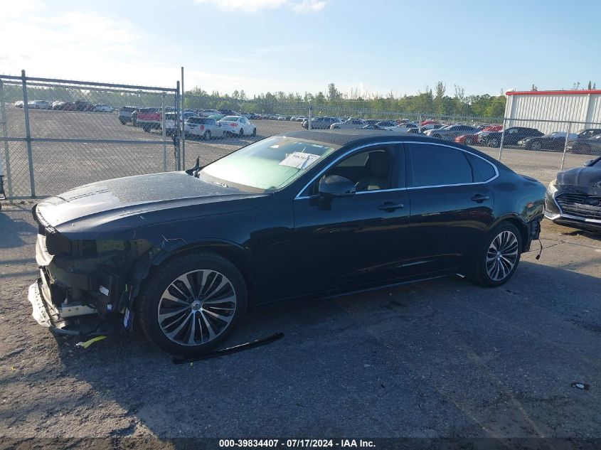 2022 Volvo S90 B6 Momentum VIN: LVY062MK4NP261516 Lot: 39834407