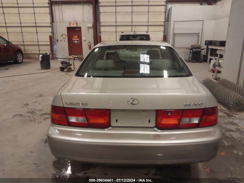 1999 Lexus Es 300 VIN: JT8BF28G3X5063058 Lot: 39834441