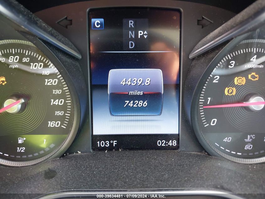 2017 Mercedes-Benz C 300 Luxury/Sport VIN: WDDWF4JB5HR252680 Lot: 39834481