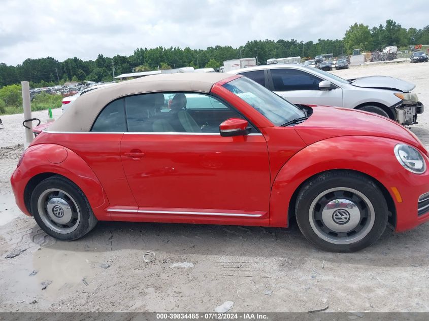 2018 Volkswagen Beetle S/Se/Coast VIN: 3VW5DAATXJM505967 Lot: 39834485