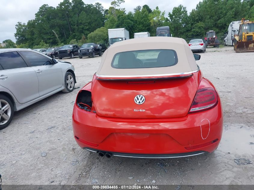 2018 Volkswagen Beetle S/Se/Coast VIN: 3VW5DAATXJM505967 Lot: 39834485