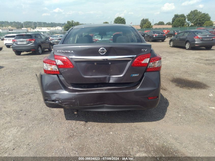 2014 Nissan Sentra Fe+ S/Fe+ Sv/S/Sl/Sr/Sv VIN: 3N1AB7AP6EL643906 Lot: 39834523