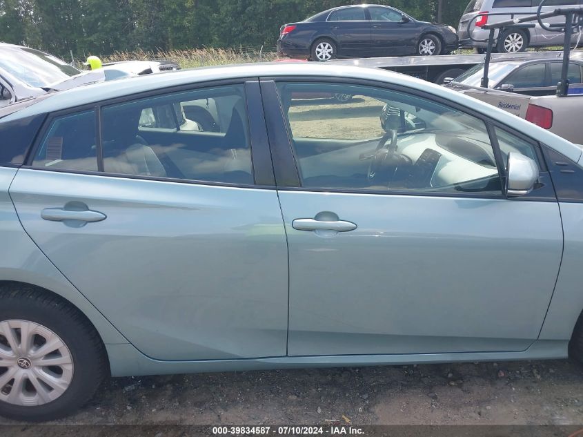 2019 Toyota Prius Le VIN: JTDKARFU0K3100539 Lot: 39834587