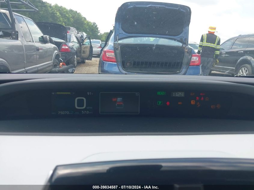 2019 Toyota Prius Le VIN: JTDKARFU0K3100539 Lot: 39834587