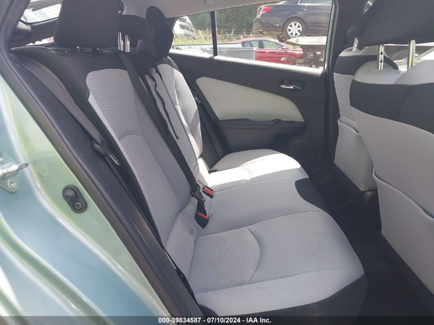 2019 Toyota Prius Le VIN: JTDKARFU0K3100539 Lot: 39834587