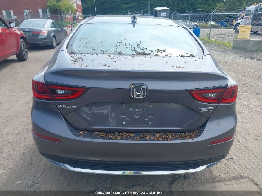 2020 Honda Insight Touring VIN: 19XZE4F96LE014132 Lot: 39834600