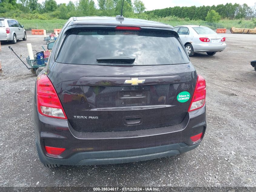 2021 Chevrolet Trax Ls VIN: KL7CJNSB1MB345924 Lot: 39834617