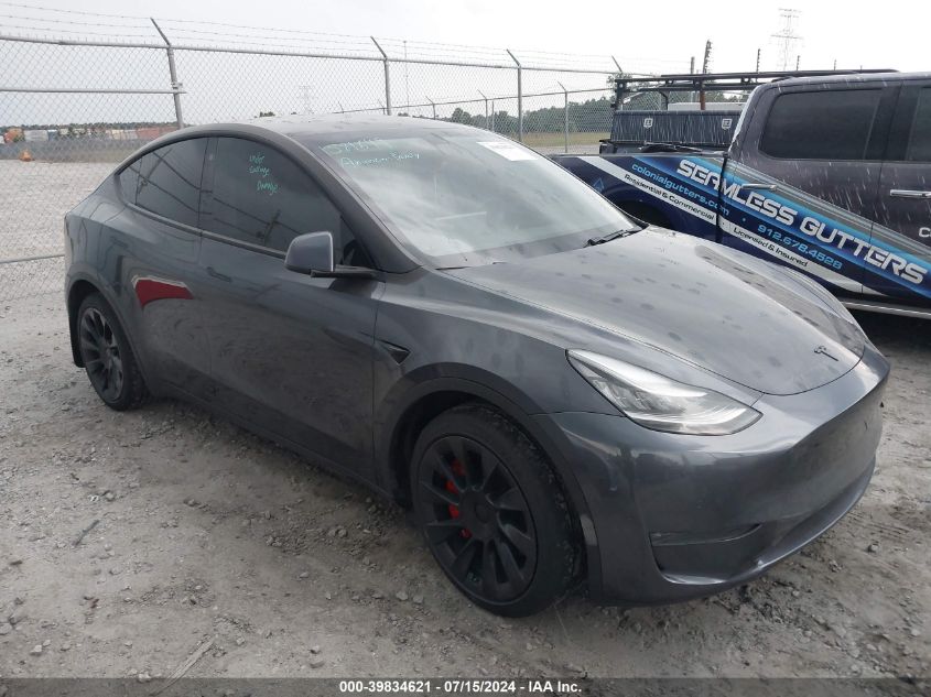 5YJYGDEEXMF080652 2021 TESLA MODEL Y - Image 1