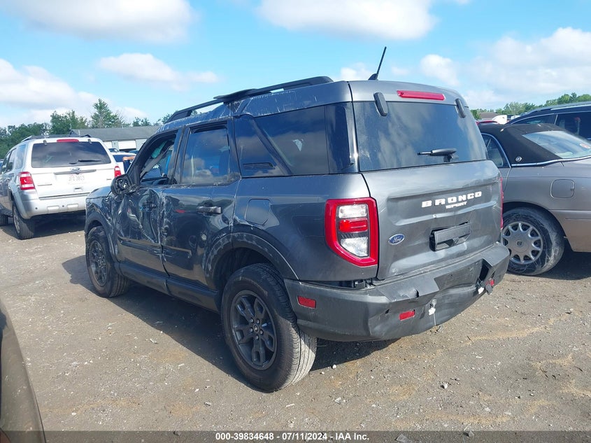 2024 Ford Bronco Sport Big Bend VIN: 3FMCR9B69RRE34810 Lot: 39834648