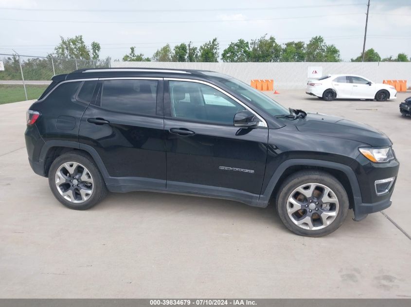 2020 Jeep Compass Limited Fwd VIN: 3C4NJCCB3LT155621 Lot: 39834679