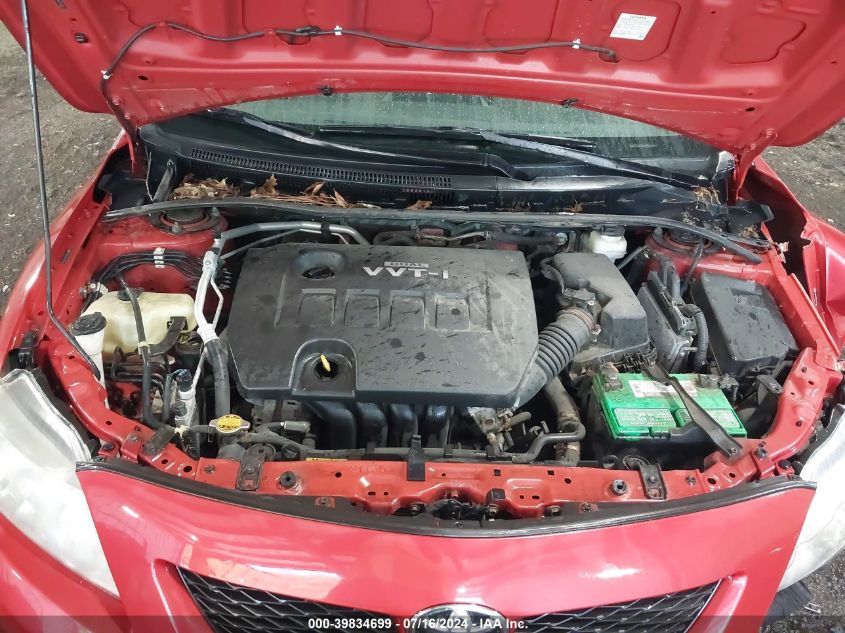 2010 Toyota Corolla Le VIN: 2T1BU4EE8AC507972 Lot: 39834699