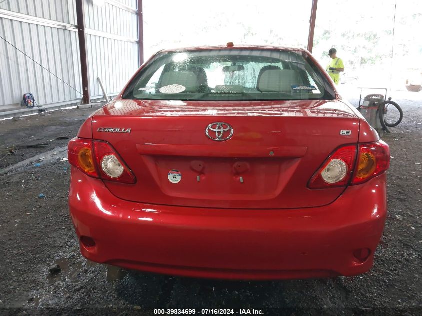 2010 Toyota Corolla Le VIN: 2T1BU4EE8AC507972 Lot: 39834699