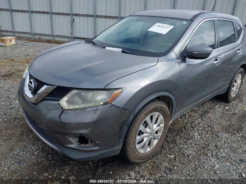 2015 Nissan Rogue S VIN: KNMAT2MT2FP533138 Lot: 39834727
