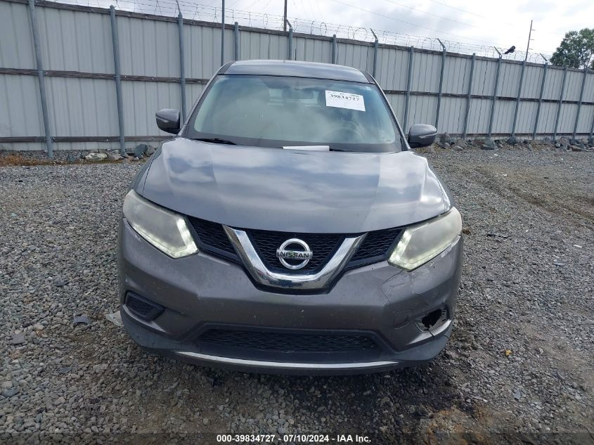 2015 Nissan Rogue S VIN: KNMAT2MT2FP533138 Lot: 39834727