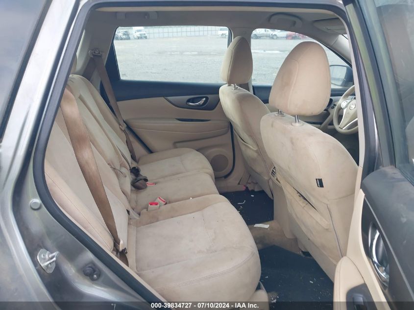 2015 Nissan Rogue S VIN: KNMAT2MT2FP533138 Lot: 39834727