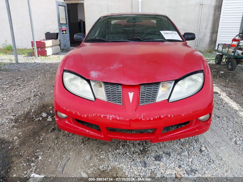 2003 Pontiac Sunfire VIN: 1G2JB12F437356585 Lot: 39834734