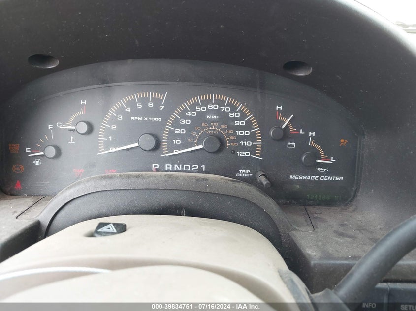 2003 Ford Expedition Eddie Bauer VIN: 1FMRU17W33LA76077 Lot: 39834751