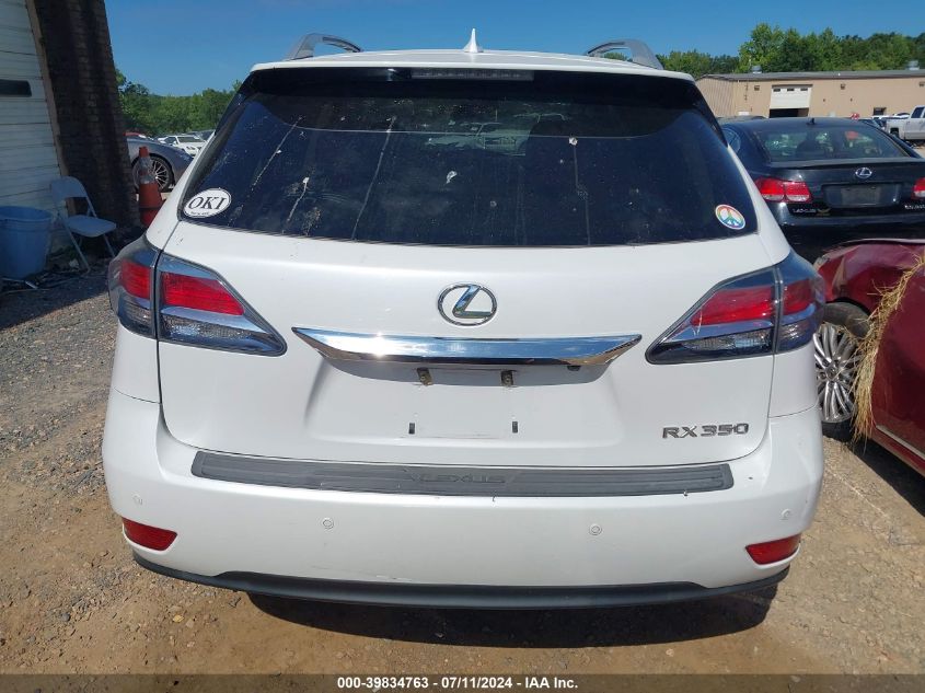 2014 Lexus Rx 350 VIN: 2T2BK1BA2EC245082 Lot: 39834763