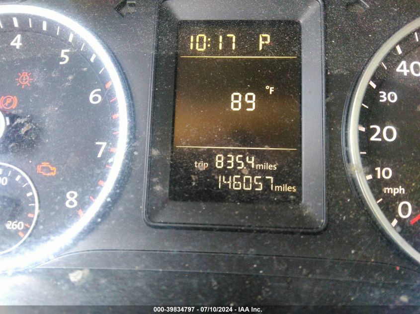 2010 Volkswagen Tiguan Se/Sel VIN: WVGBV7AX1AW537565 Lot: 39834797