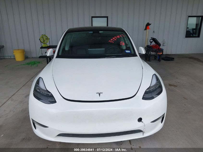 2023 Tesla Model Y Awd/Long Range Dual Motor All-Wheel Drive VIN: 7SAYGDEE7PA113725 Lot: 39834841