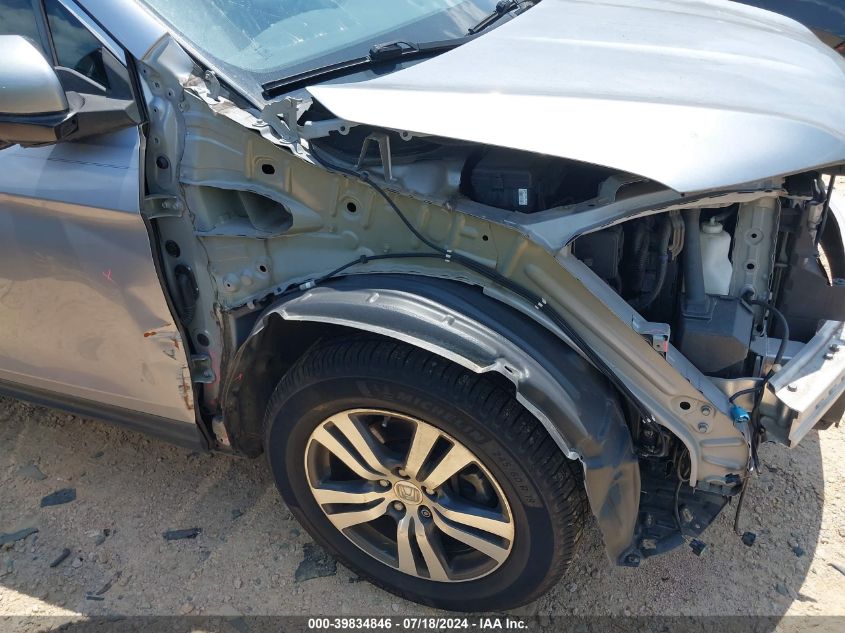 2016 Honda Pilot Ex-L VIN: 5FNYF5H81GB044514 Lot: 39834846