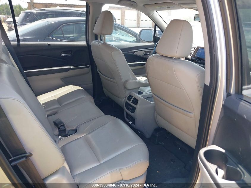 2016 Honda Pilot Ex-L VIN: 5FNYF5H81GB044514 Lot: 39834846