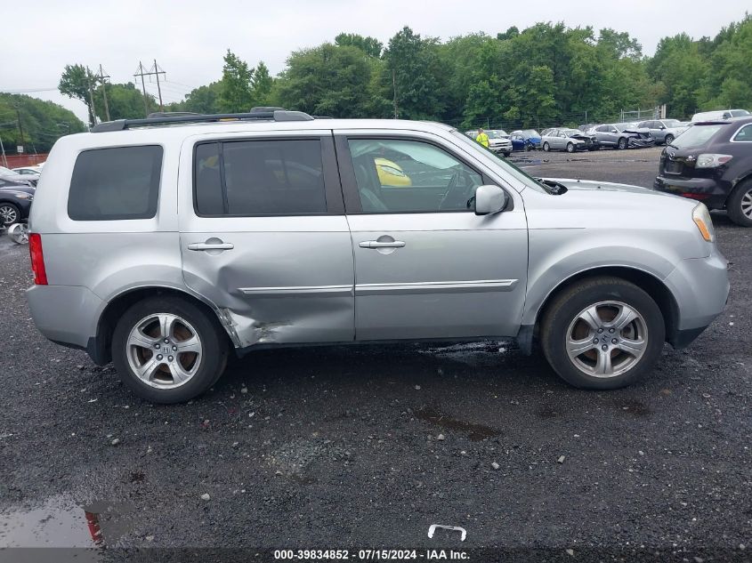 2013 Honda Pilot Ex-L VIN: 5FNYF4H76DB023591 Lot: 39834852